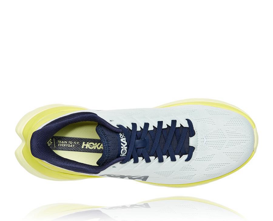 Hoka One One Hardloopschoenen Heren - Mach 4 - Wit - WX5361427